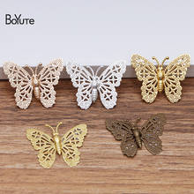BoYuTe (20 Pieces/Lot) 20*24MM Metal Brass Butterfly Pendant Diy Hand Made Jewelry Accessories Wholesale 2024 - buy cheap