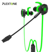 Plextone-auriculares G30 para videojuegos, con micrófono, para teléfono, PC, portátil, Original, genuino, para jugadores, 3,5 MM 2024 - compra barato