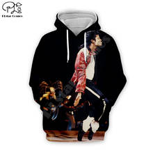 PLstar Cosmos Pop King Michael Jackson casual Streetwear Pullover colorful 3DPrint Zipper/Hoodies/Sweatshirt/Jacket/Men Women s7 2024 - buy cheap