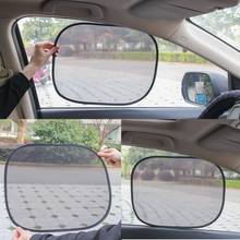 Parasoles negros para ventana trasera de coche, cubierta de malla, visera protectora, pantalla Interior, protección UV para niños 2024 - compra barato