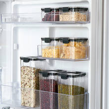 Food Container Kitchen Sealed Jar Refrigerator Food Storage Box Transparent Dried Fruit Noodles Coffee Tank Kitchen Organizer 2024 - buy cheap