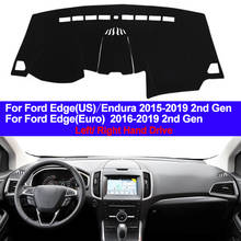 Car Auto Inner Dashboard Cover Dash Mat Cape Carpet Pad Cushion 2 Layers For Ford Edge / Endura 2015 2016 2017 2018 2019 LHD RHD 2024 - buy cheap