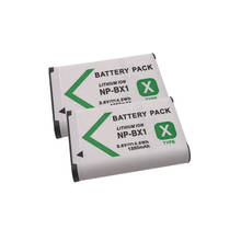 2pcs 1350mAh 3.6V Digital Li-ion Battery NP-BX1 for Sony DSC RX1 RX100 M2 M3GWP88  RX1R PJ240E AS15 HX300 HX400 WX300 WX350 2024 - buy cheap