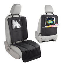 Protetor para banco traseiro de carro, multifuncional, dobrável, com suporte transparente para tablet, para bebês e bebês 2024 - compre barato