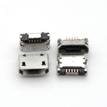 200pcs/lot 5Pin 6.4mm Micro USB 5pin DIP Female connector for mobile phone Mini USB jack PCB welding socket FLAT MOUTH 2024 - buy cheap