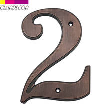 5 in 127mm Big House Number Door Address Number Zinc Alloy Screw Mounted Outdoor Address Sign #0-9 Aged bronze Color 2024 - buy cheap