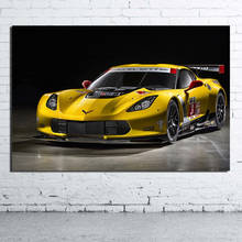 Chevrolet Corvette Poster DIY Frame Canvas Painting Supercar Wall Art Pictures for Living Room Home Decor 2024 - buy cheap