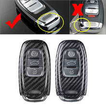 Car Remote Key Shell Cover Case Carbon Fiber Housing For Audi A3 A4 A5 A6 A7 A8 S4 S5 S6 S7 RS TT Q2 Q3 Q5 Q7 R8 Quattro 2024 - buy cheap