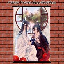 Pôster do anime grandmaster do cultivo demônico, pintura de rolagem de parede para decoração de quarto de casa 60*40 90*60 yaoi mo dao shi zu 2024 - compre barato