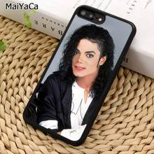 Maiyaca rei do pop michael jackson caso de telefone para o iphone 5 6s 7 8 plus 11 12 pro x xr xs max samsung galaxy s7 s8 s9 s10 plus 2024 - compre barato