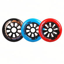 PS inline speed skate wheels for 85A Elastic PU 110mm 100mm 90mm racing wheel 2024 - buy cheap