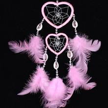Christmas Gift Dream Catcher Pendant Decorations For Home Wind Bells Wall Hanging Party Decor Feathers Handmade 2024 - buy cheap