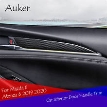 Car Inner Door Handle Handrail Panel Cover Trim Strip Garnish Stickers Styling 4pcs/set For Mazda 6 Atenza 6 2019 2020 2024 - buy cheap