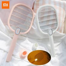 Xiaomi-mata-mosquitos elétrico recarregável, com led, 3 camadas de rede, mata mosquitos e insetos 2024 - compre barato