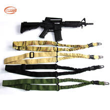 Tactical Airsoft Single One 1 Point Gun Sling Paintball Adjustable Rifle Sling Strap Military Gun Belt Bungee Cord Hunting Kit 2024 - buy cheap