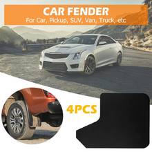 4pcs Car Pickup Truck Mud Flaps Multipurpose Wear-resistant Sprayability SUV Front Rear Fender Splash Guards with Screws 2024 - buy cheap