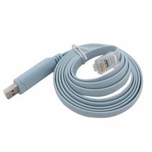 1,8 м длина кабель USB к RJ45 консоли последовательный консольный кабель Экспресс сетевой кабель для маршрутизаторов для маршрутизатора Cisco для Huawi 2024 - купить недорого