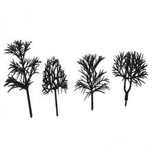 20PCS Ho Scale Plastic Miniature Model Trees For Building Trains Railroad Wargame Layout Scenery Landscape Diorama Accessories 2024 - buy cheap