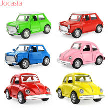 Alloy-Car Models with Sound & Flashing Light 6 Types Mini Pull Back Car Toys for Boys Collection Toy Vehicles Birthday Gifts 2024 - buy cheap