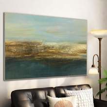 Large Abstract Painting On Canvas Gold Leaf Artwork Acrylic Painting Creative Wall Painting Contemporary Abstract Artwork 2024 - buy cheap
