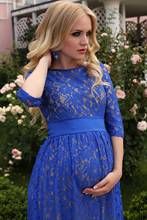 Novelty Maternity Dresses For Women Pregnancy Dress Photography Props Lace Fancy Long Maxi Maternity Gown For Photo Shoots 2024 - buy cheap