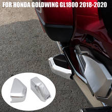 Capas de proteção do alforje para honda goldwing gl1800 2018 2019 2020 acessórios de motocicleta cromados em plástico abs 2024 - compre barato