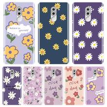 Back Cover For Huawei Honor 6A 4C 5C 6C Pro Silicone Daisy Flower Yellow Floral Purple Phone Case For Huawei Honor 4X 5A 5X 6 6X 2024 - buy cheap