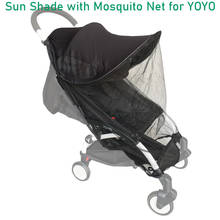 Baby Stroller Accessories Sun Shade with Mosquito Net For Babyzen YOYO YOYA Stroller 2024 - buy cheap