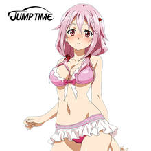 JumpTime 13cm x 9.1cm Car Styling Super Sexy beauty Yuzuriha Inori Render JDM Anime Vinyl Decal Car Sticker Accessories 2024 - buy cheap