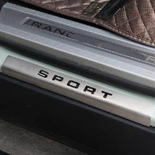 Cubierta de adhesivo de límite de Pedal de bienvenida de puerta, embellecedor Interior, Kits de modificación de accesorios para Range Rover Sport 2024 - compra barato