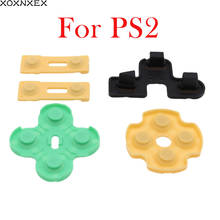 Almohadillas conductoras de goma de silicona de repuesto para Playstation 2, botones táctiles para mando de PS2, piezas de reparación 2024 - compra barato