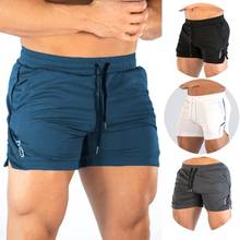 Pantalones cortos de entrenamiento para hombre, ropa informal para correr, culturismo, gimnasio 2024 - compra barato