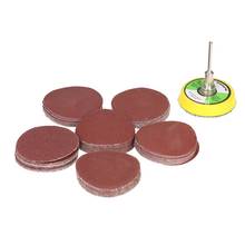 60 Pcs Sanding Paper Grinding Wheel With 50Mm Polishing Pad Adapter, Grits Grinding Pad Grit Paper, Size 100, 240, 600, 800, 100 2024 - buy cheap