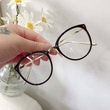 Transparent Spectacle Frame For Men Women Glasses Anti-fatigue Cat Eye High Quality Computer eyeglasses men Retro Optical Lens 2024 - buy cheap