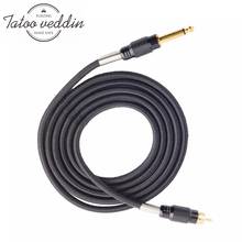 1PCS Black Tattoo Soft Silicone Tattoo Clip Cord Nylon RCA Interface Durable  for Tattoo Machines Tattoo Pen Tattoo Accessories 2024 - buy cheap