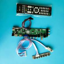 Kit para LP101WSA-TLA1/LP101WSA-TLN1 40pin dvb-t DVB-T2 hdmi av 1024x600 placa controlador de sinal digital led usb vga tv remoto 2024 - compre barato