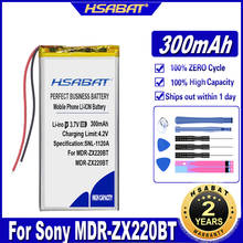 HSABAT-Batería de 300mAh para auriculares, pilas para Sony MDR-ZX220BT, MDR-ZX220BT 2024 - compra barato