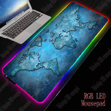 Большой игровой коврик для мыши XGZ Map RGB, геймерский светодиодный компьютерный коврик для мыши, большой коврик для мыши с подсветкой для клавиатуры, Настольный коврик, коврик для мыши 2024 - купить недорого
