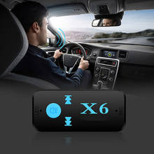 X6 Bluetooth-compatible Receiver 3.5mm Jack AUX Audio Mini Wireless Adapter Hands-free Car Kits TF Card Play Mp3 Music adpater 2024 - buy cheap