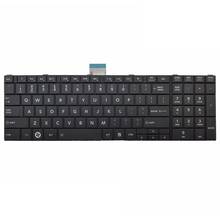 Teclado retroiluminado americano para toshiba satellite c850 c850d c855 c855d l850 l850d l855, teclado de retroiluminação para laptop 2024 - compre barato