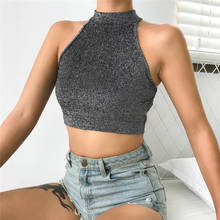 Trendy Women free shipping clothes backless Bandage pullover Vest off Shoulder Turtle Neck Polyester Tanks Tops one pieces 2024 - buy cheap