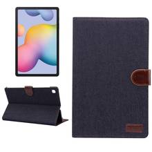 Etui Funda for Samsung Galaxy Tab S6 Lite 10.4'' 2020 P610 SM-P610 SM-P615 Flip Cloth Tablet Cover for Tab S6 Lite + Touch Pen 2024 - buy cheap
