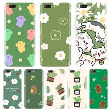 Case For OnePlus 7 7 Pro 6 6T 5 5T 3 3T Flower Daisy Green Cactus Cat Bear Cover Case For One Plus 7 7 Pro 6 6T 5 5T 3 3T Case 2024 - buy cheap