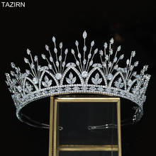 Tiaras de zircônio para mulheres, acessório para cabeça, para casamento, melhor presente 2024 - compre barato