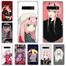 Funda de teléfono Dois Querida na FRANXX, carcasa de Anime Zero Two para Samsung Galaxy Note 20, 10, 9, 8, S8, S9, S10, S10E, S20, S21, Ultra J4, J6 Plus, Lite 2024 - compra barato