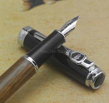 Винтажная перьевая ручка Jinhao, деревянный бочонок, ручка для подписи, тонкий наконечник 0,5-0, 6 размеров, коллекция, для офиса, школы 2024 - купить недорого