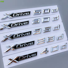 As emissões De Combustível do carro adesivos de carro carro styling acessórios do carro ABS Para BMW X1 X2 X3 X4 X5 X6 xdrive 18d 20d 25d 30d 35d 28d 40d 50d 2024 - compre barato