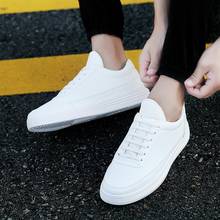 PU Leather Shoes Men Sport Shoes Man Sports Shoes Man Leather Adult Men's Sneakers for Running White Jogging Basket Boty E-364 2024 - buy cheap