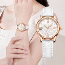 Watch women DOM Brand luxury Fashion Casual Lady Wrist watches leather waterproof quartz Stylish relogio feminino G-1028 2024 - buy cheap