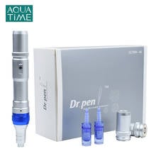 Dr caneta ultima a6 micro agulha elétrica derma caneta microneedling com cartuchos de baioneta sem fio derma caneta auto cuidados com a pele ferramenta 2024 - compre barato